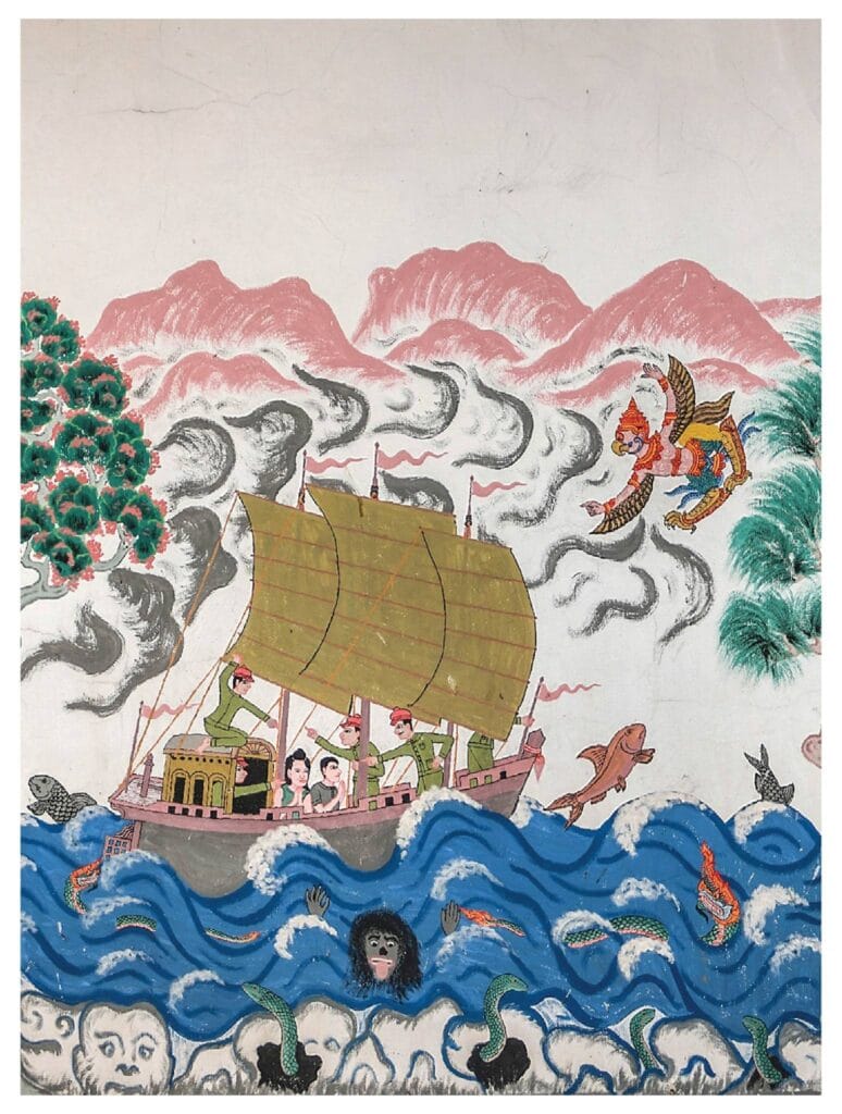 Read more about the article ฉากที่ ๘ พระมหาเถรพรหมเทพหยุดพายุ