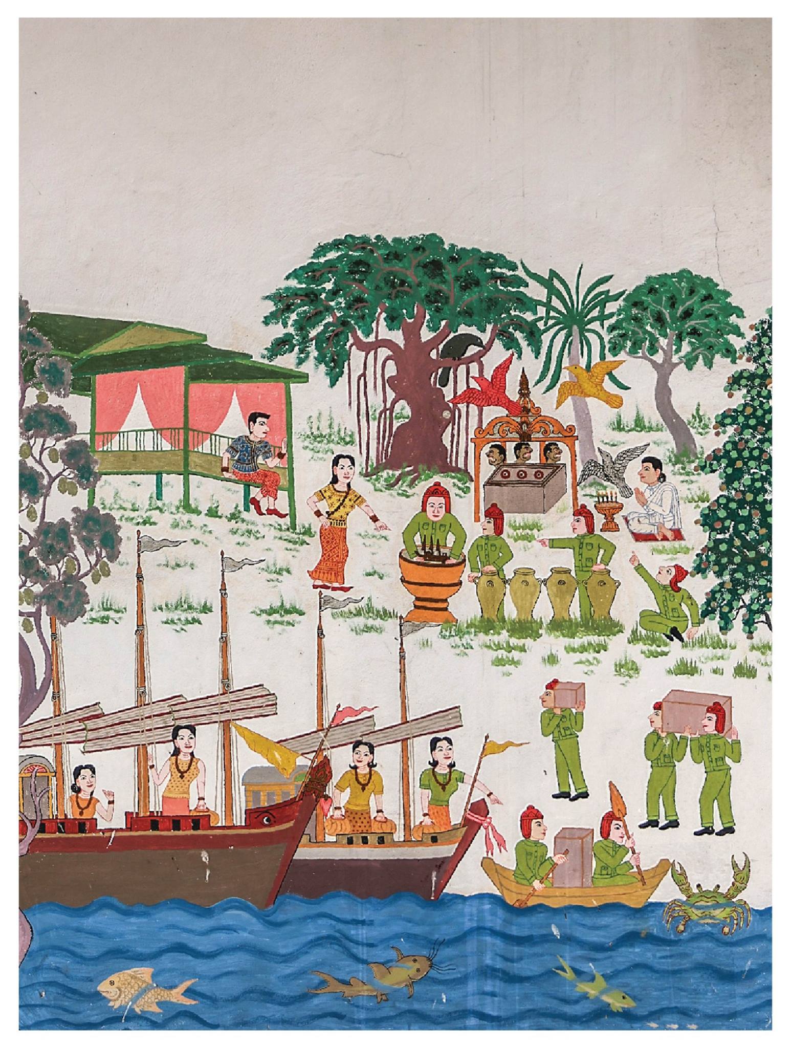 Read more about the article ฉากที่ ๑๗ ประดิษฐานพระบรมธาตุที่หาดทรายแก้ว