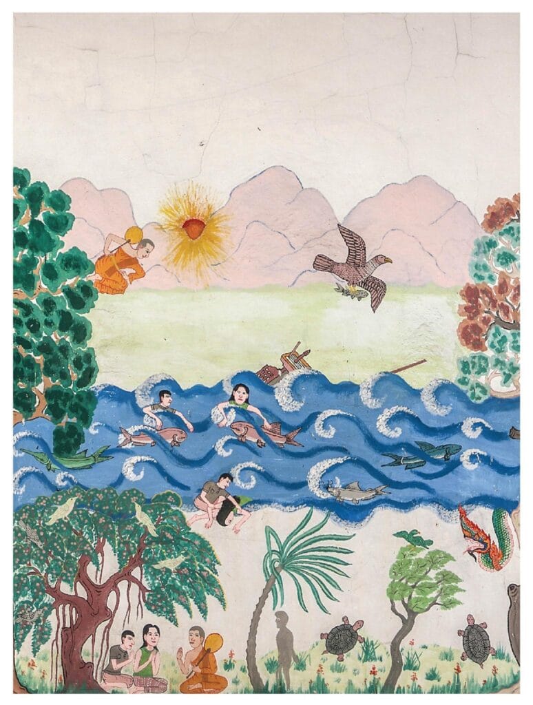 Read more about the article ฉากที่ ๖ พระนางเหมชาลาพระทนธกุมารขึ้นฝั่งที่หาดทรายแก้ว