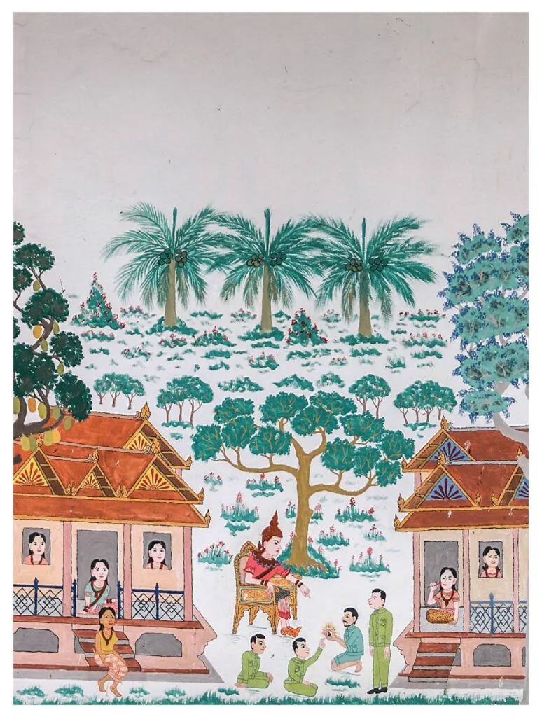 Read more about the article ฉากที่ ๒๓ นายพรานอัศสุรีถวายแก้วของพญานาค