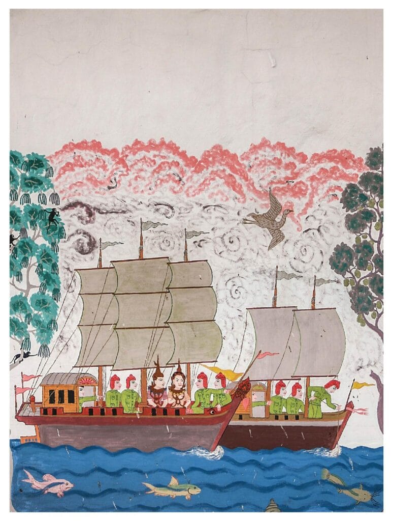 Read more about the article ฉากที่ ๑๖ อัญเชิญพระบรมธาตุไปยังหาดทรายแก้ว