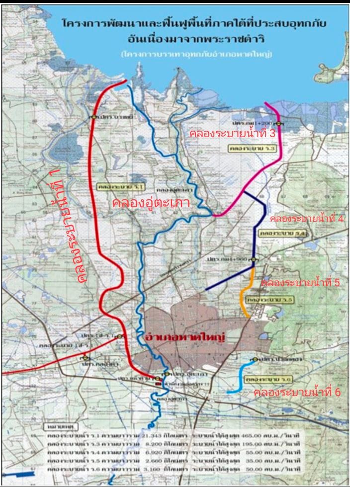 Read more about the article หาดใหญ่ไม่ได้มีแค่ 2 คลอง: เปิดโครงข่ายระบายน้ำทิศตะวันออกที่ถูกมองข้าม